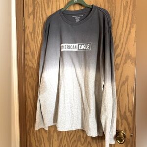 American Eagle Outfitters Super Soft Standard Fit. Size XL GrayOmbreMen's Shirt